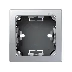 Рамка на 1 пост 75х75 мм, S73L, алюминий