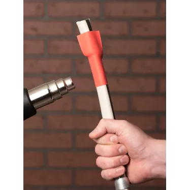 Трубка термоусаживаемая ТУТ нг 30/15 красная в отрезках по 1м PROxima