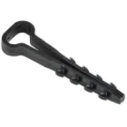 Дюбель хомут 5х8мм нейлон черный (100шт)