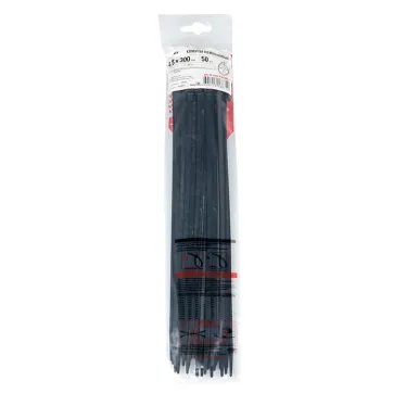 Хомут P6.6 стандартный черный 4.8x300 (50шт) FlexLock PROxima