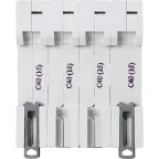 RX3 Авт.выключатель 4,5кА 40А 4П C