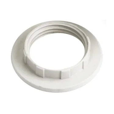 Кольцо абажурное КП27-К02 к патрону Е27 пластик белый (индивидуальный пакет) IEK