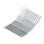 Крышка на угол вертикальный внутренний 45 градусов 100х800, R600, горячеоцинкованная