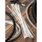 Хомут P6.6 стандартный белый 4.8x380 (100шт) FlexLock PROxima