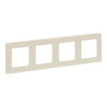 Рамка 4 поста INSPIRIA слоновая кость