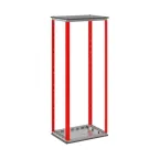 Стойка вертикальная 2000 мм без дополнительных креплений (4шт)