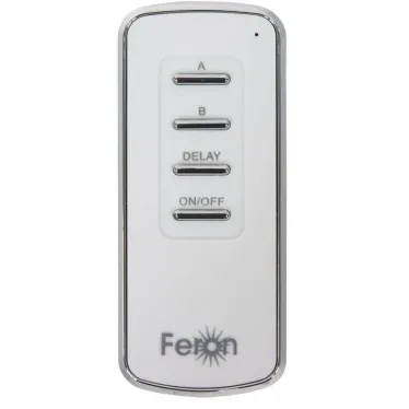 Выключатель бытовой 2-канальный 230В 1000Вт 30м с пультом управления Feron
