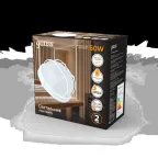 Светильник ЖКХ под лампу 1хE27 AC 220В IP54 круг D176х190мм с решеткой max 60Вт НБП Gauss