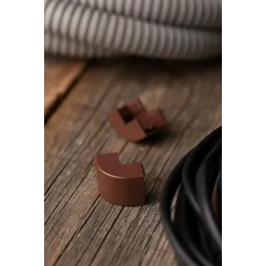 Угол внешний (15х10) (4 шт) Plast под темное дерево