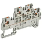 Колодка клеммная CP-ML 2 ур. 1,5мм2 серая IEK