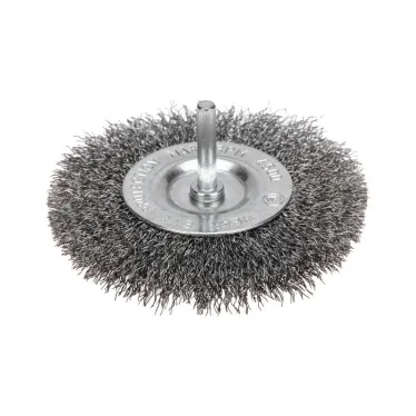 Щетка дисковая для дрели, витая стальная, 100мм