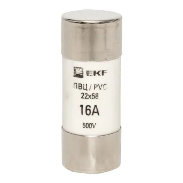 Плавкая вставка цилиндрическая ПВЦ (22х58) 16А PROxima