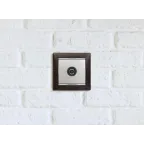 VALENA Розетка телевизионная ТV звезда в рамку 2400мГц 1.5дБ алюминий