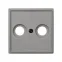 Крышка для розетки R-TV/SAT (ТВ, Спутник), серый