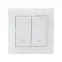 Валенсия выключатель 2-кл. 10А белый проходной