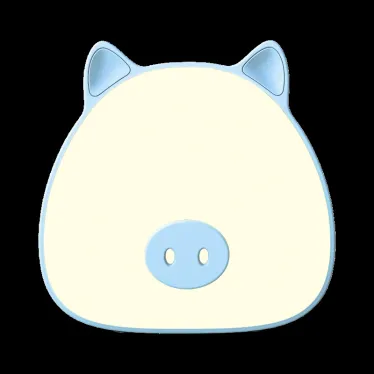 Светильник ночник настольный 5 Вт 200 лм 2700-6000К DC 5В Голубой IP20 112х54х109мм с Li-ion акк 1200мА диммируемый Qplus Gauss