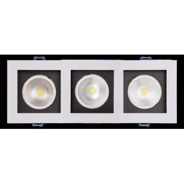 Светильник светодиодный ДВО-213 3x8W 4000K 55° белый карданный IP40  JazzWay