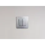 ETIKA Выключатель двухклавишный автоматические клеммы 10 AX 250 В алюминий