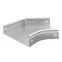 Угол плоский плавный 45 град. к лотку 200х80, толщина 0,7 мм, Сендзимир цинк