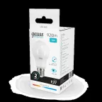 Лампа светодиодная LED 10 Вт 920 лм 4100К А60 груша нейтральный E27 AC 220В Elementary Gauss