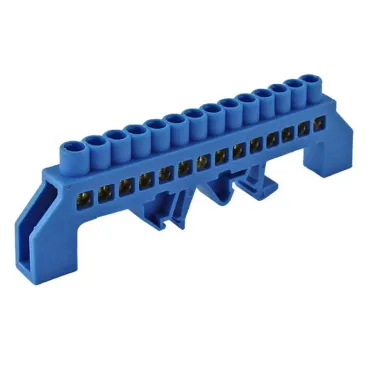 Шина нулевая в комбинированный DIN -изолятор типа Стойка ШНИ-8х12-14-КС-С