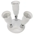Разветвитель цокольный Е27-3хЕ27 (поворотный цоколь) белый | 11-8863 | Rexant