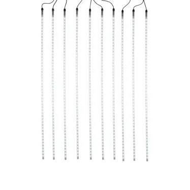 Гирлянда Тающие сосульки 24 В, комплект 10 шт. х 100 см, шаг 100 см, 960 LED, белый, соединяются, | 256-429 | NEON-NIGHT