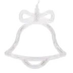 Фигура светодиодная "Колокольчик" на присоске с подвесом, цвет ТЕПЛЫЙ БЕЛЫЙ | 501-012 | NEON-NIGHT