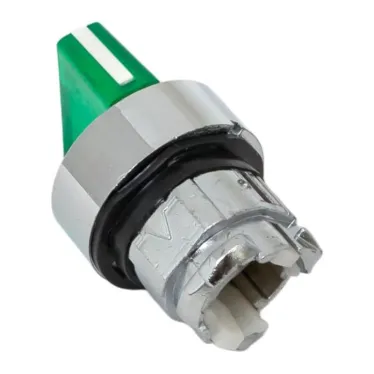 Механизм переключателя исполнительный ХB4 зеленый на 2 положения возвратный без фиксации с подсветкой с короткой ручкой PROxima