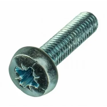 Винт 8х20 с полусферической головкой и крестообразным шлицем DIN 7985 TDZ | wp8x20-TDZ | EKF