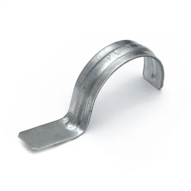 Скоба металлическая однолапковая СМО d38-40 мм для монтажного пистолета (без отверстий)