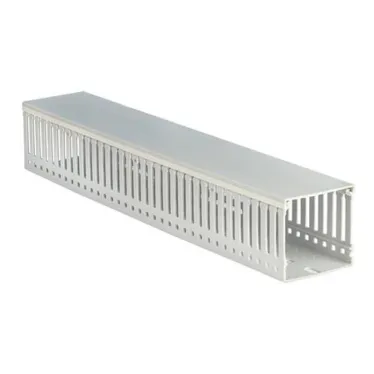 Короб перфорированный, без галогенов, светло-серый RLHF6 25x40