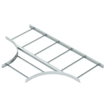 Т-образная секция лестничного лотка 60х600 мм R-500 мм