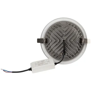 Светильник даунлайт светодиодный SDL-10-90-40K-W20 встраиваемый круглый 20Вт 4000K 1800Лм 179х179х57