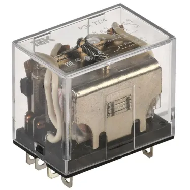 Реле промежуточное 24В DC 4пк 10A РЭК77/4 с индикацией