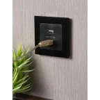 Стокгольм Механизм Розетки USB 2-местной 2,1А черный