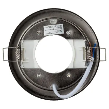 Светильник встраиваемый KL35 BK-10 /1 под лампу Gx53 220V 13W черный металл (упаковка 10 шт) (10/100/2400)