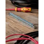 Шина PEN ноль-земля (6x9мм) 24 отв. цинк крепеж покраям