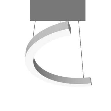 Светодиодный светильник Enso C 810х405х40 мм 18 Вт 3000 К подвесной RAL9003 белый матовый с рассеивателем опал | V1-R0-0C524-30000-2001830 | VARTON