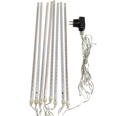 Гирлянда Тающие сосульки светодиодная, 8шт х 50см, шаг 50см, 230 В (с трансформатором) мульти светодиоды | 256-319-6 | NEON-NIGHT