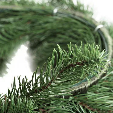 Еловый венок с шишками Ø 45см, Литой | 307-144 | NEON-NIGHT