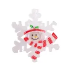 Фигура световая "Снеговик на снежинке" RGB на присоске | 501-021 | NEON-NIGHT