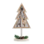 Деревянная фигурка с подсветкой «Елка на подставке» 14,5х5х30 см | 504-028 | NEON-NIGHT