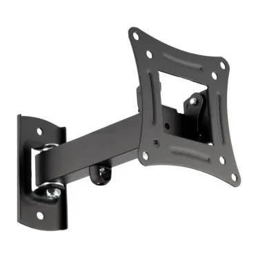 Кронштейн для телевизора 10'-27' дюймов наклонно-поворотный одно колено HOME,