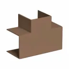                  Тройник накладной 90 градусов для РКК-40х40 (коричневый)
               