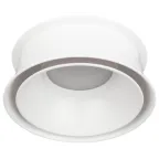 Светильник встраиваемый декоративный KL94 WH MR16/GU5.3 белый, пластиковый (MR16/GU5.3 в комплект не входит)