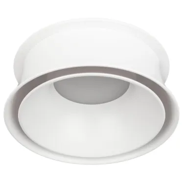 Светильник встраиваемый декоративный KL94 WH MR16/GU5.3 белый, пластиковый (MR16/GU5.3 в комплект не входит)