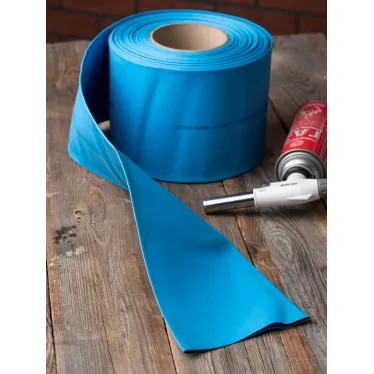 Термоусаживаемая трубка ТУТ нг 80/40 синяя рулон PROxima