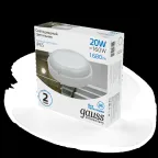 Светильник светодиодный ДБП 20 Вт 1680 лм 6500К AC 220В Белый IP65 круг D175х52мм Пластик ЖКХ Elementary Gauss