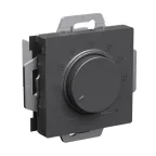 ATLASDESIGN ТЕРМОСТАТ электрон. теплого пола с датчиком, 10A, механизм, БАЗАЛЬТ